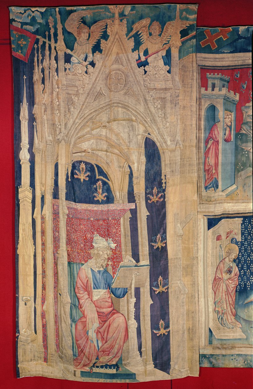El lector, del Tapiz del Apocalipsis de Angers, 1373-87 de Nicolas Bataille