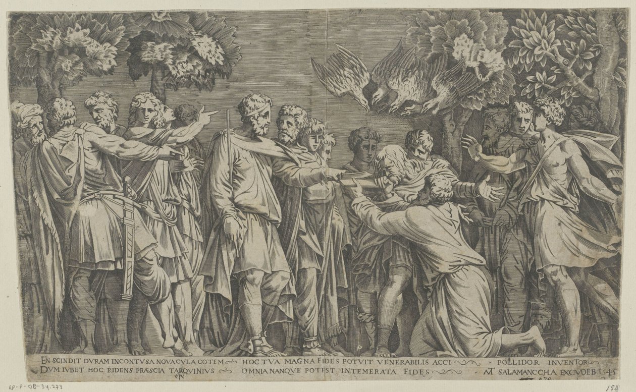 Antiguo augurio de Nicolas Beatrizet (attributed to)