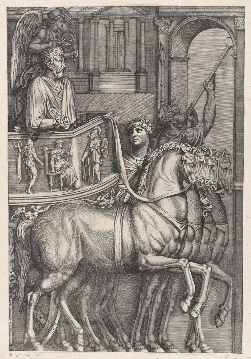 El triunfo de Marco Aurelio de Nicolas Beatrizet