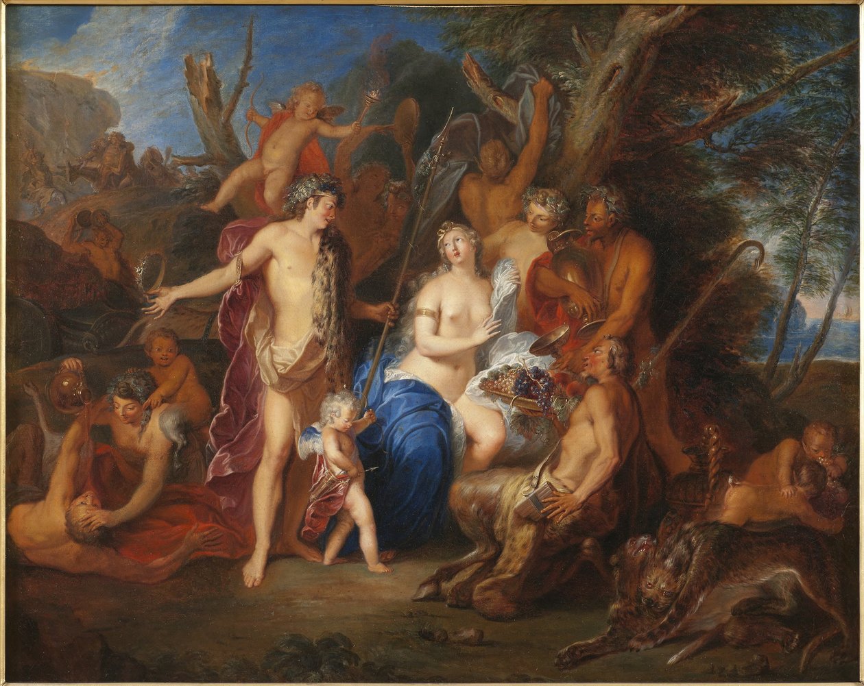 Baco y Ariadna de Nicolas Bertin