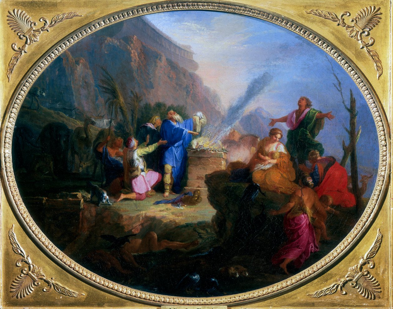 El sacrificio de Noé, c. 1688-1736 de Nicolas Bertin