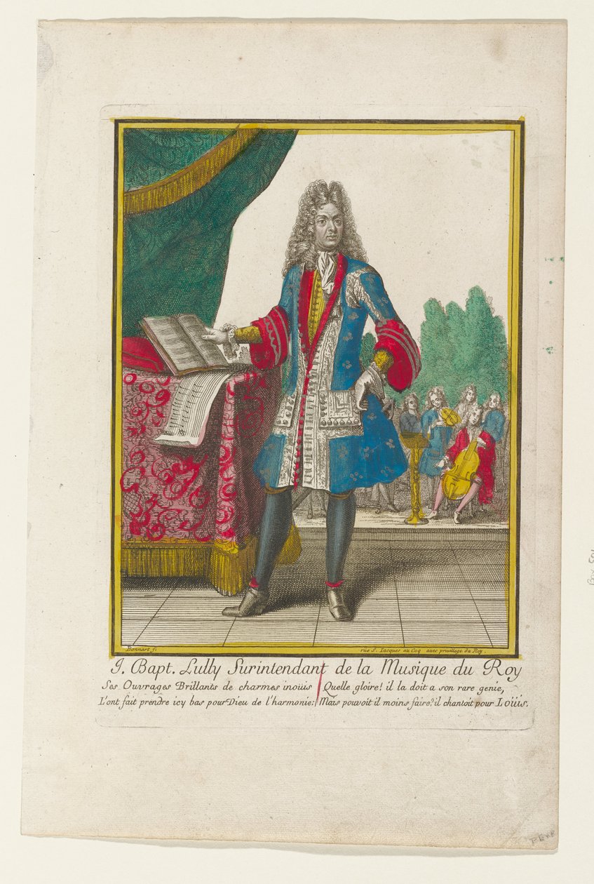 J. Baptiste Lully, Oberaufseher der Musik des Königs de Nicolas Bonnart