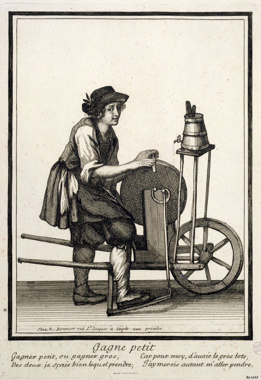 El afilador de Nicolas Bonnart