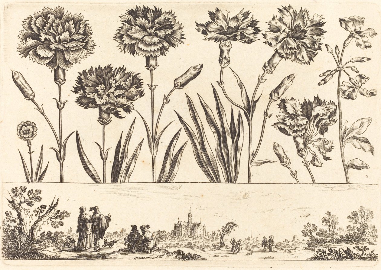 Impresión de Flores no.9 de Nicolas Cochin after Balthasar Moncornet