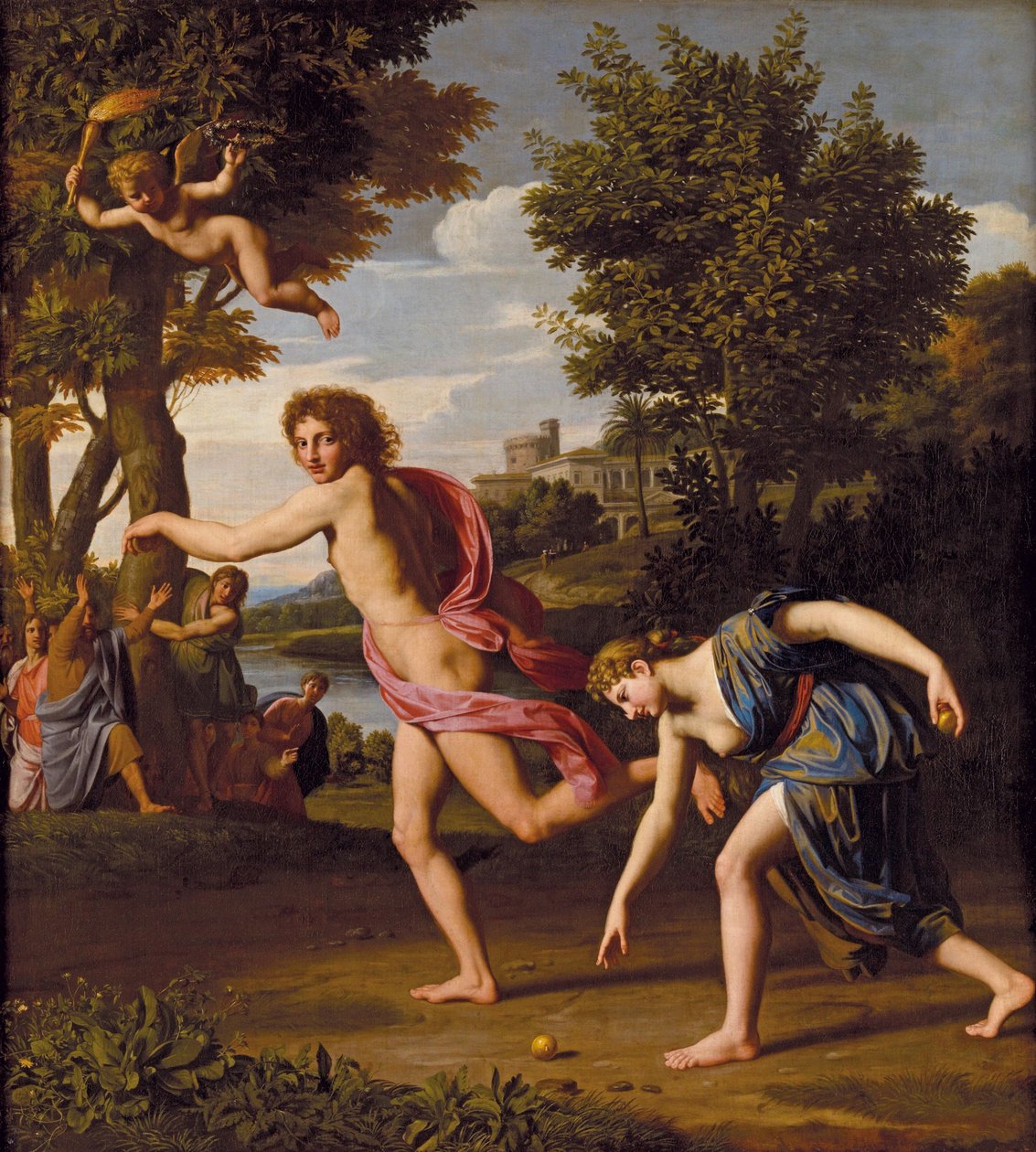 Hipómenes y Atalanta de Nicolas Colombel