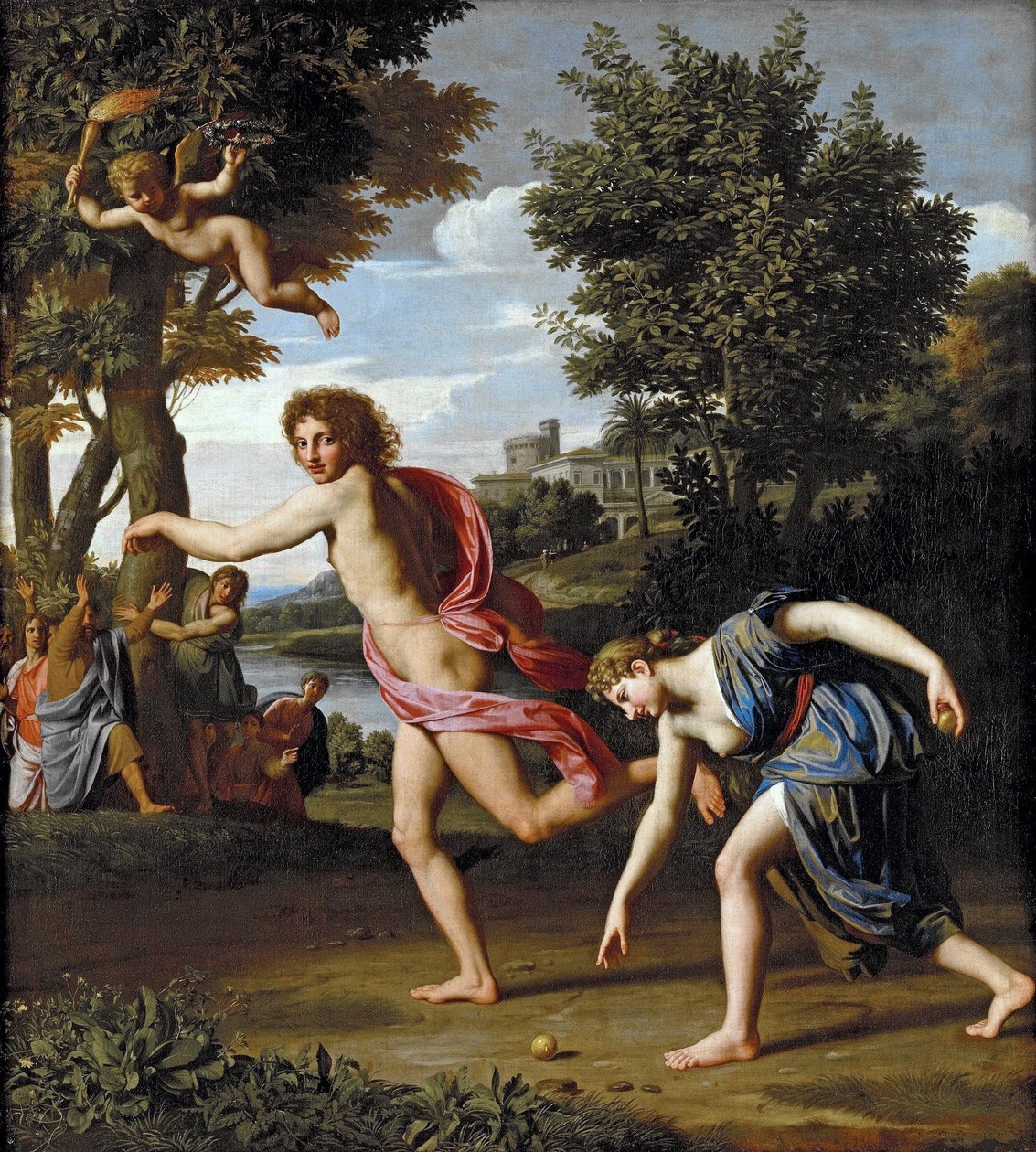 Hipómenes y Atalanta de Nicolas Colombel