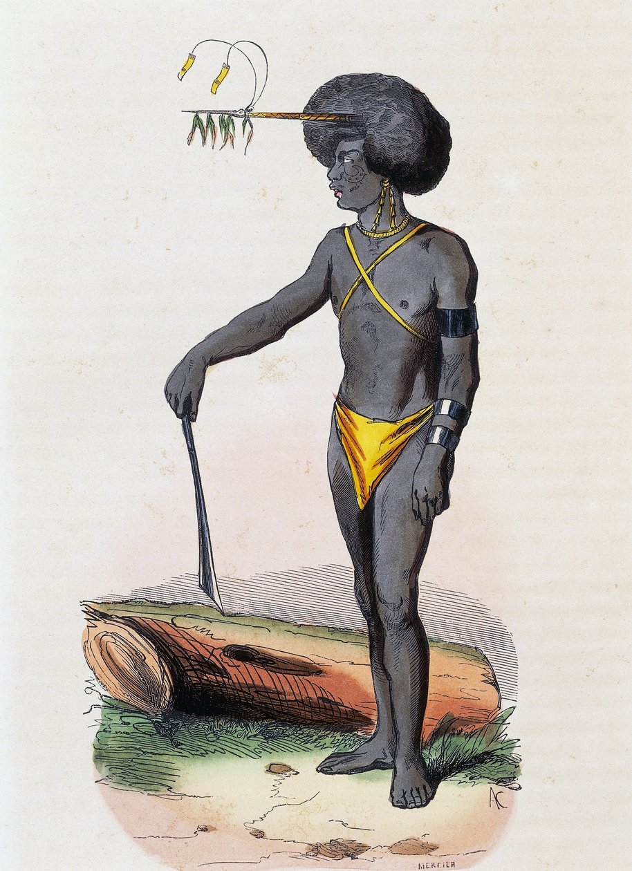 Papúes de Porto Dory (Nueva Guinea) de Nicolas Dally