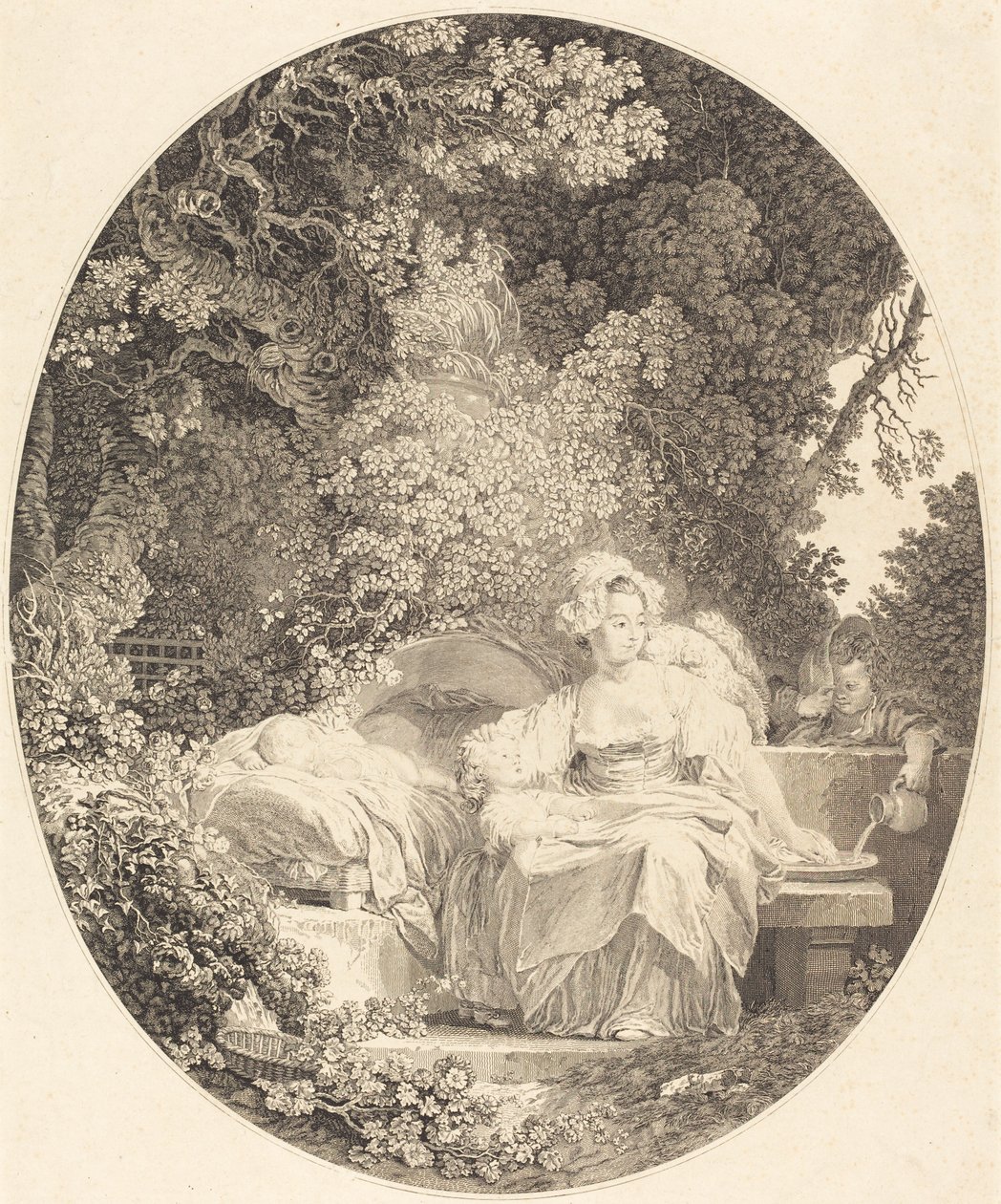 La Buena Madre de Nicolas Delaunay after Jean Honoré Fragonard