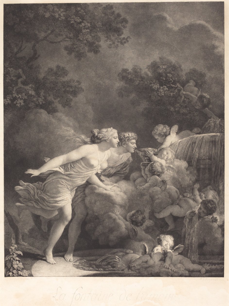 La fuente del amor, 1785 de Nicolas Francois Regnault