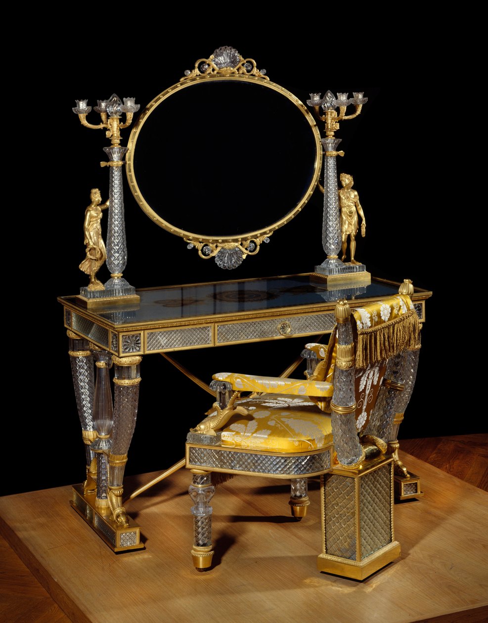 Mesa y silla de tocador de la Duquesa de Berry de Nicolas Henri Jacob
