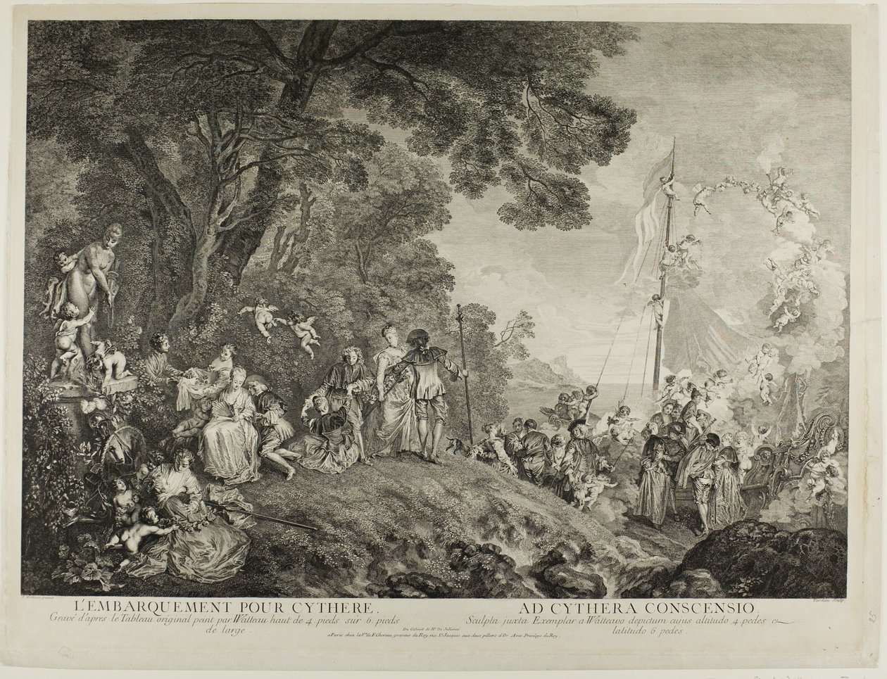 Peregrinación a la isla de Citera de Nicolas Henri Tardieu