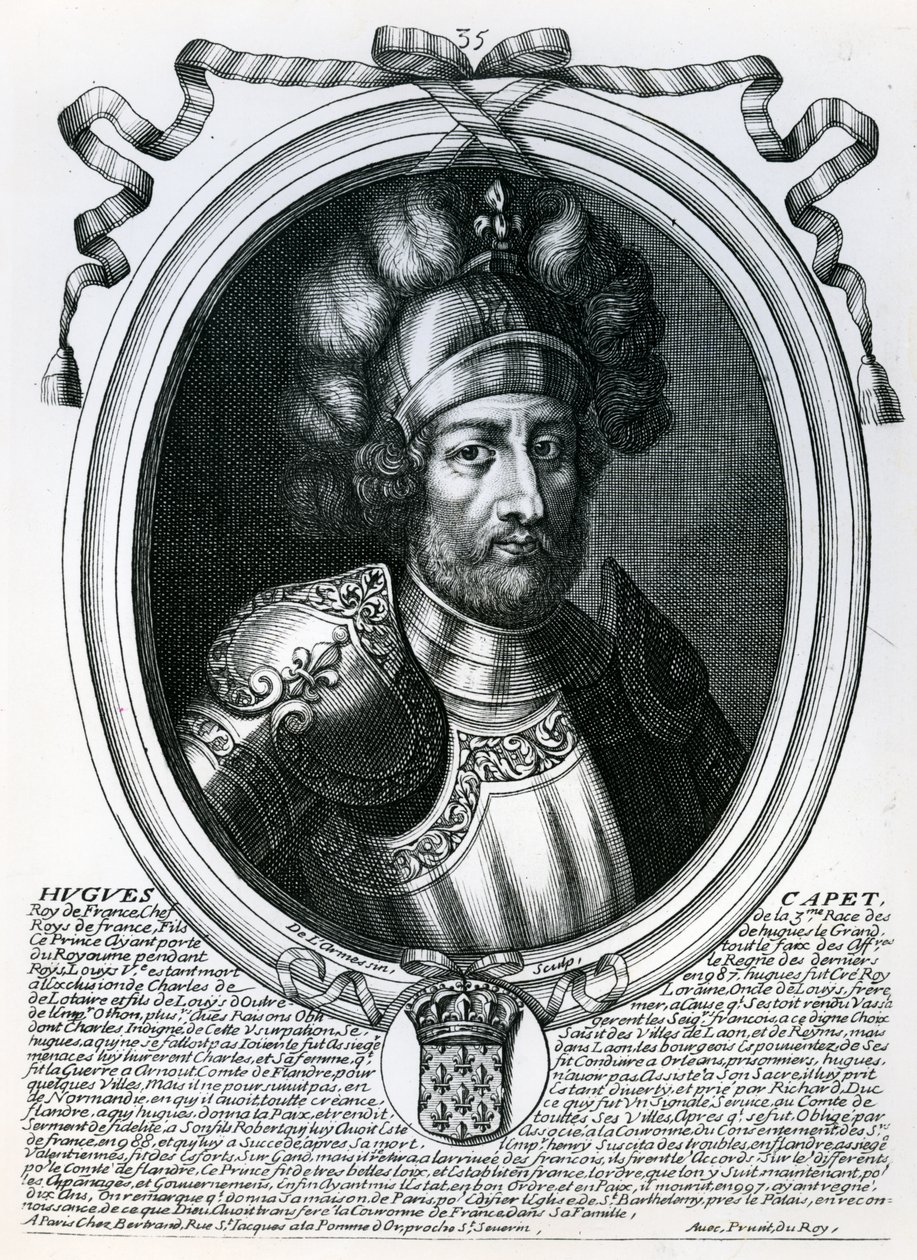 Hugues I Capeto (941-96) Rey de Francia, de 