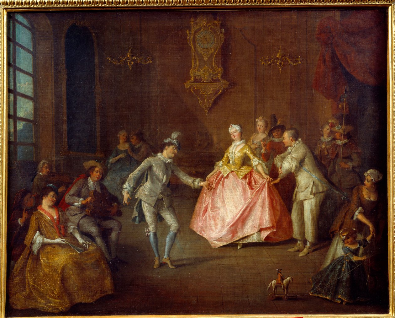 Antes del baile de disfraces de Nicolas Lancret