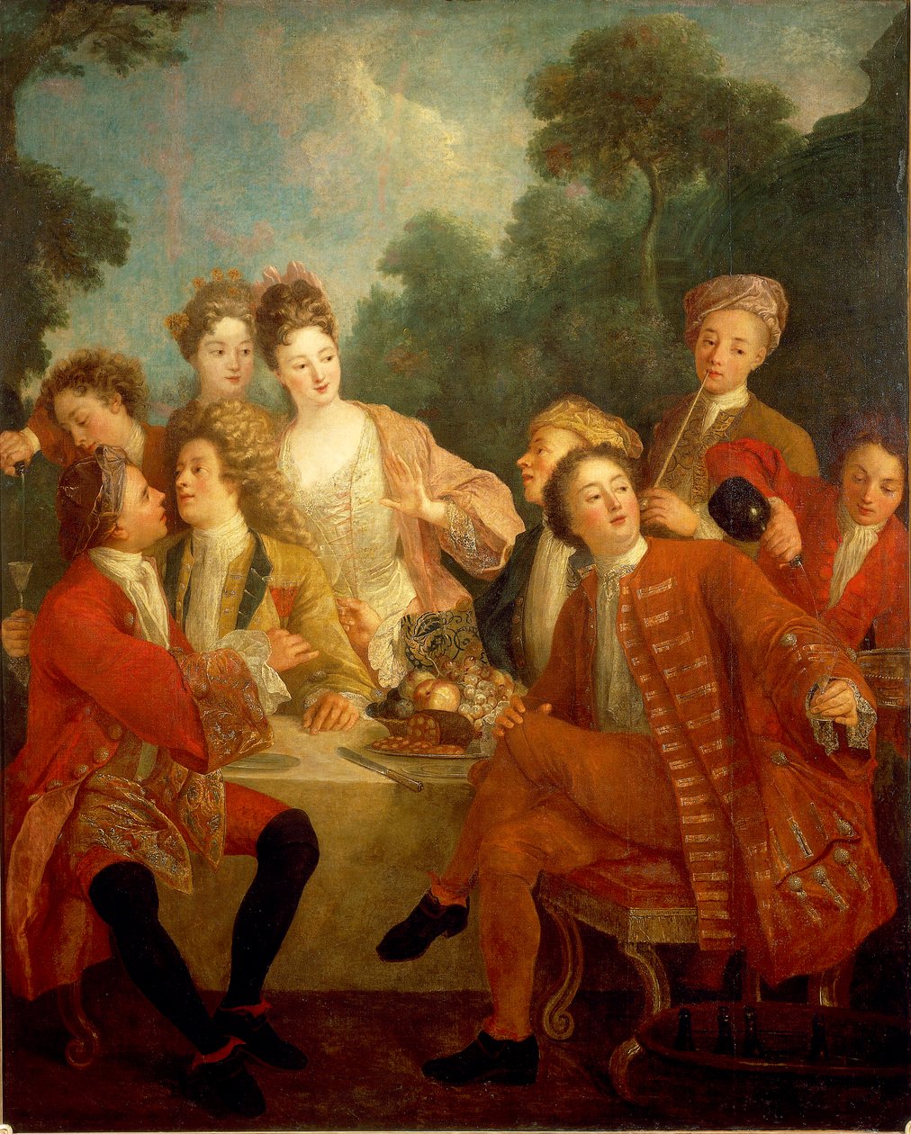Desayuno en el parque de Nicolas Lancret