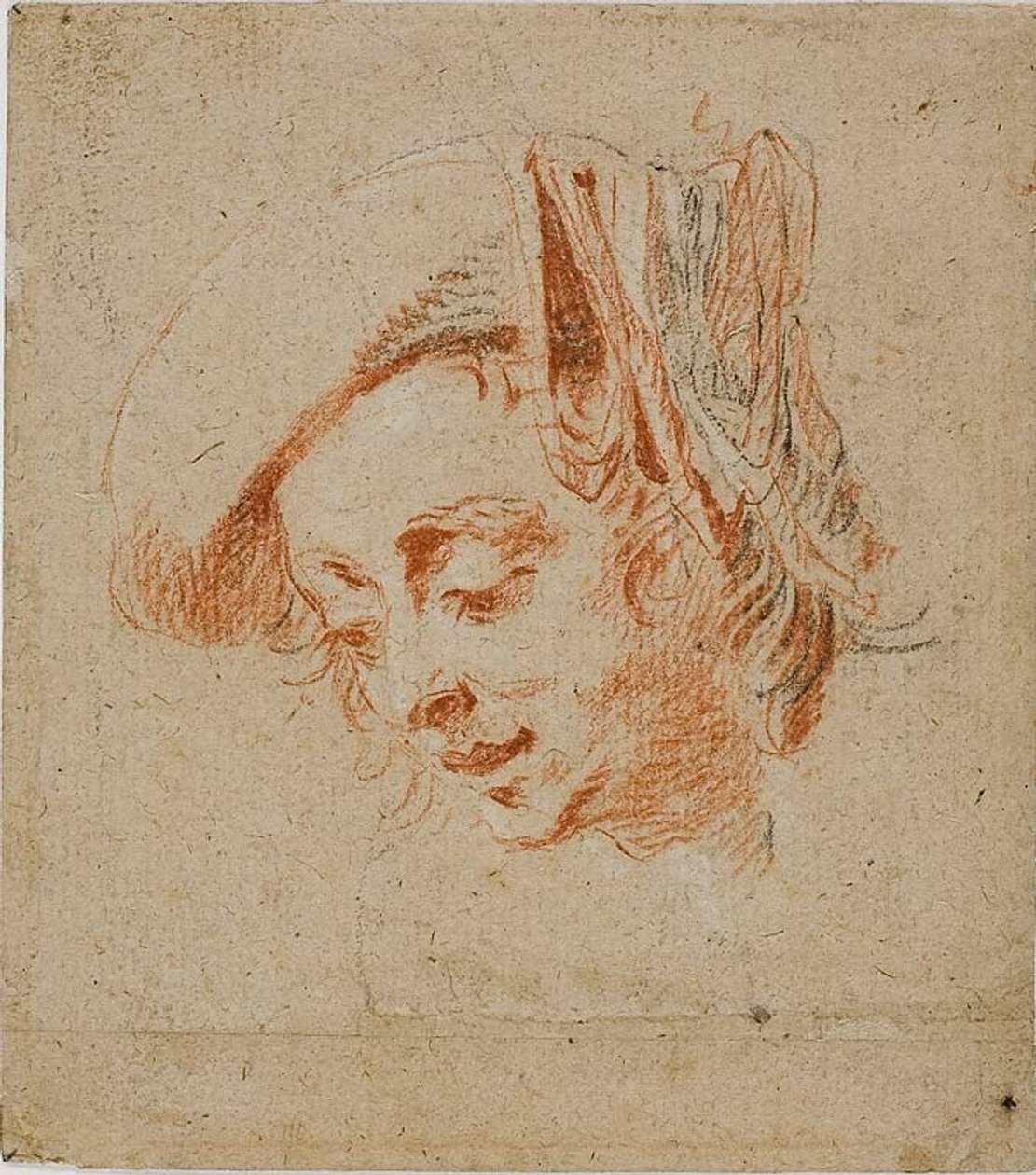 Cabeza de hombre de Nicolas Lancret