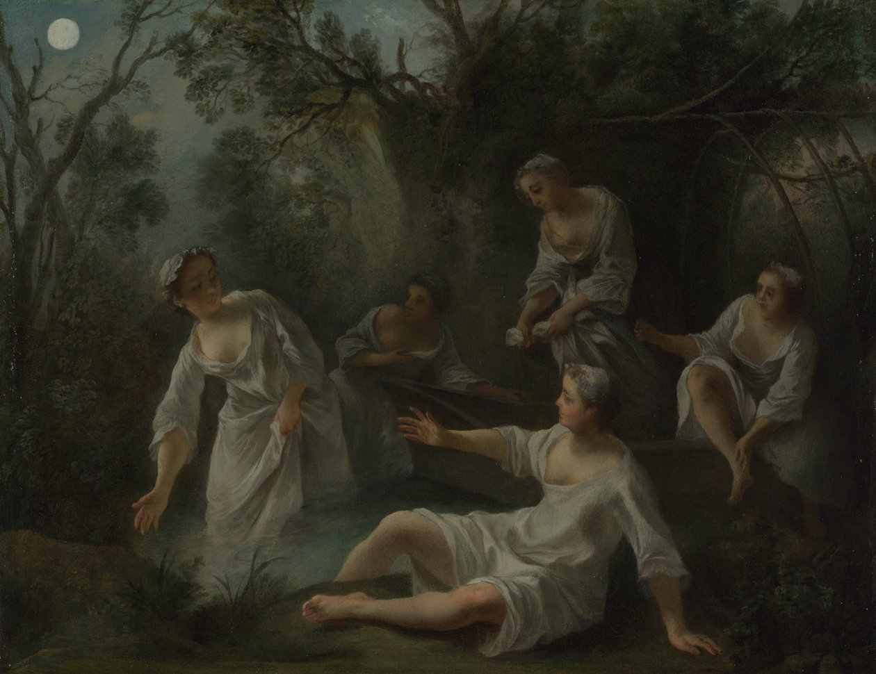 Las Cuatro Horas del Día: Tarde, c. 1740 de Nicolas Lancret