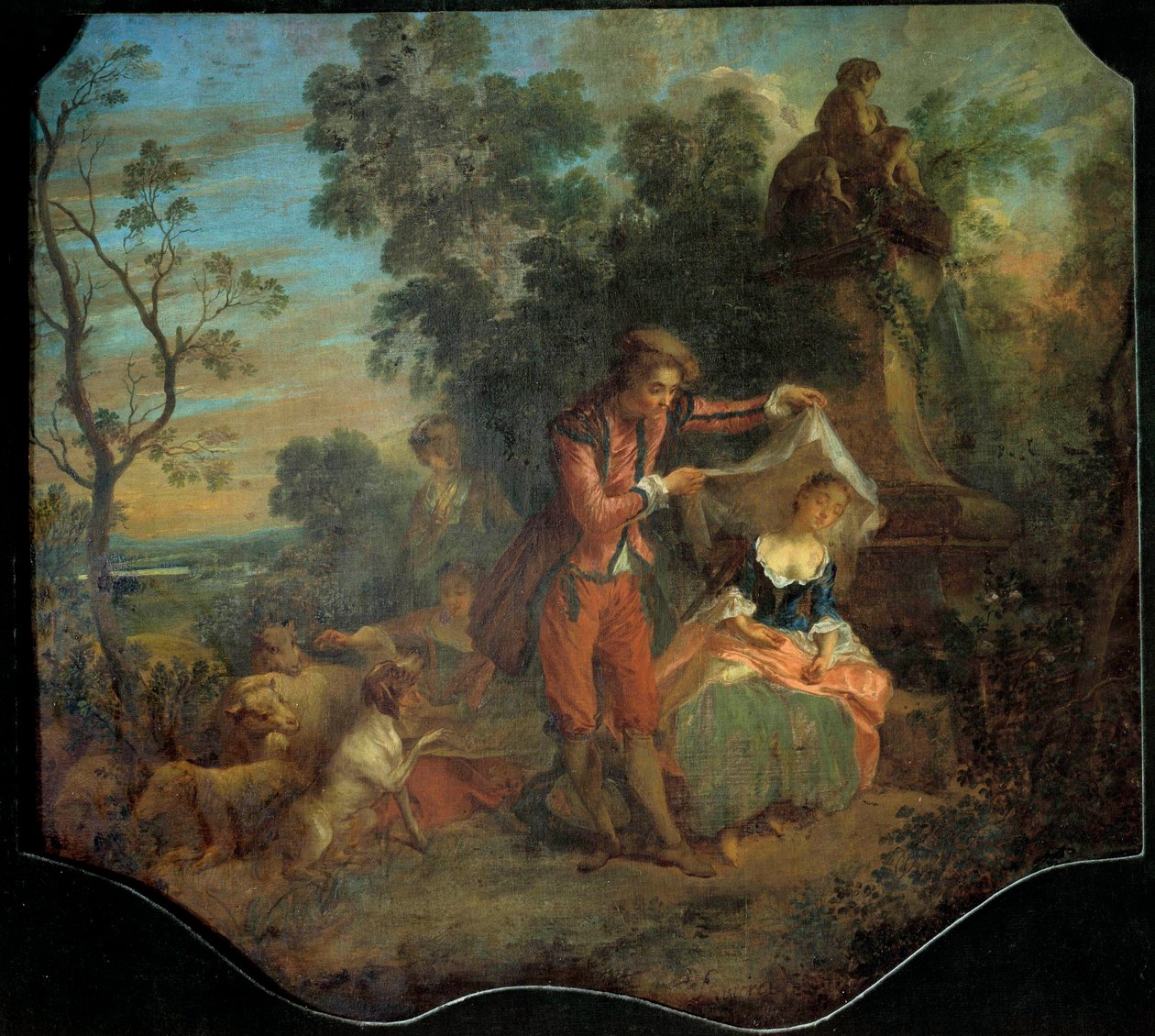 El pastor indiscreto de Nicolas Lancret