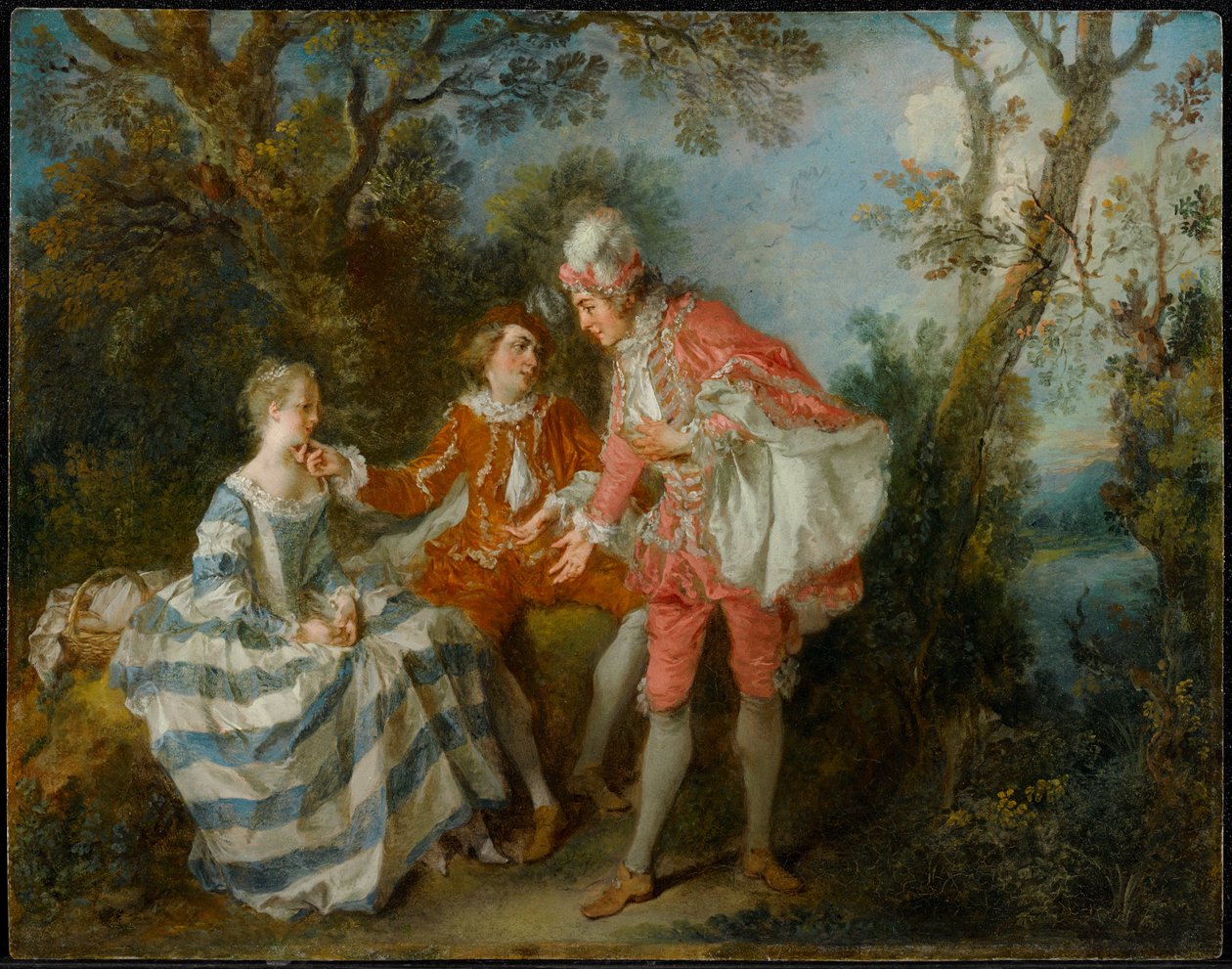 Dos amigos de Nicolas Lancret