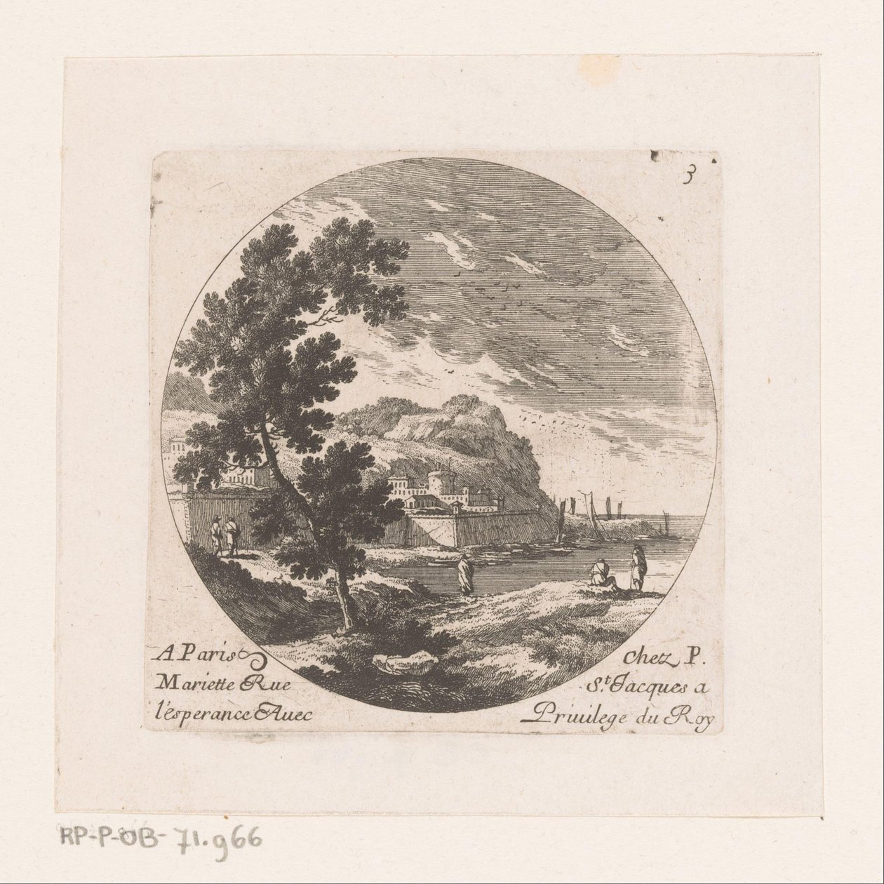 Ciudad fortificada junto al mar de Nicolas Perelle