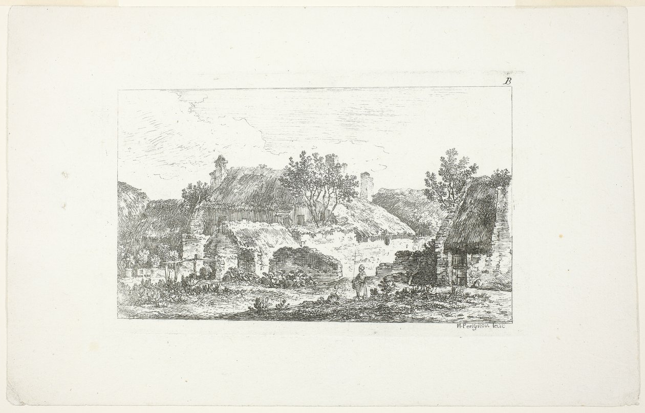 Paisaje, del Deuxieme Cahier de Paysage de Nicolas Perignon