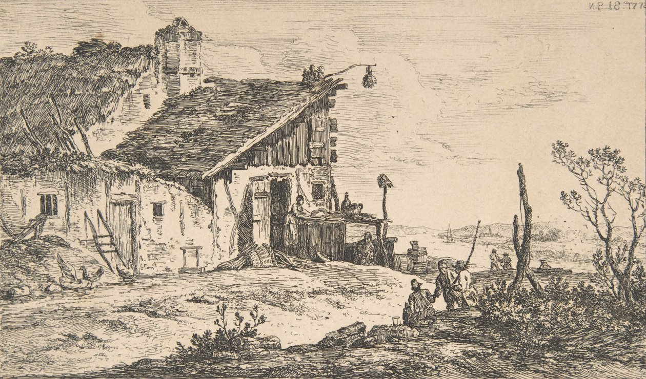 Paisaje rústico de Nicolas Perignon