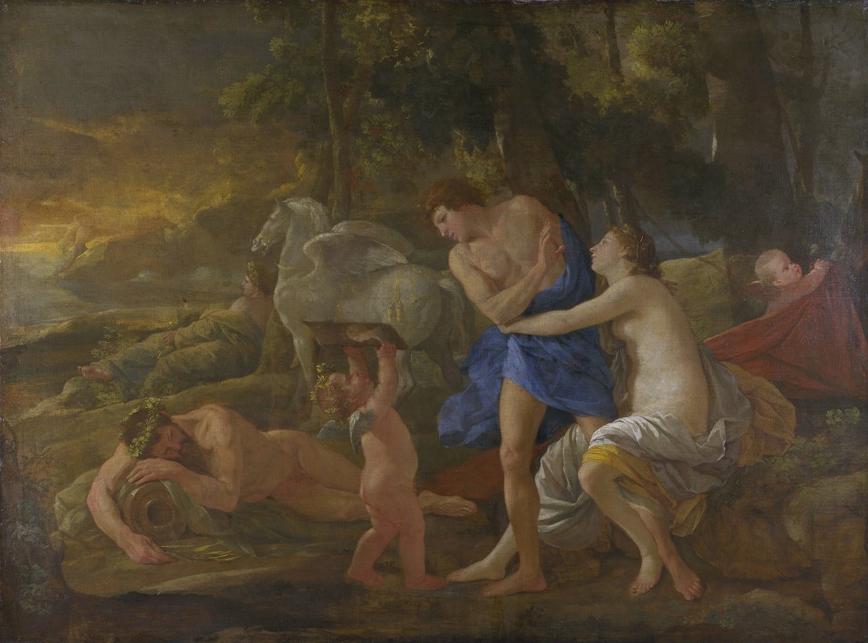 Céfalo y Aurora, c.1630 (óleo sobre lienzo) de Nicolas Poussin