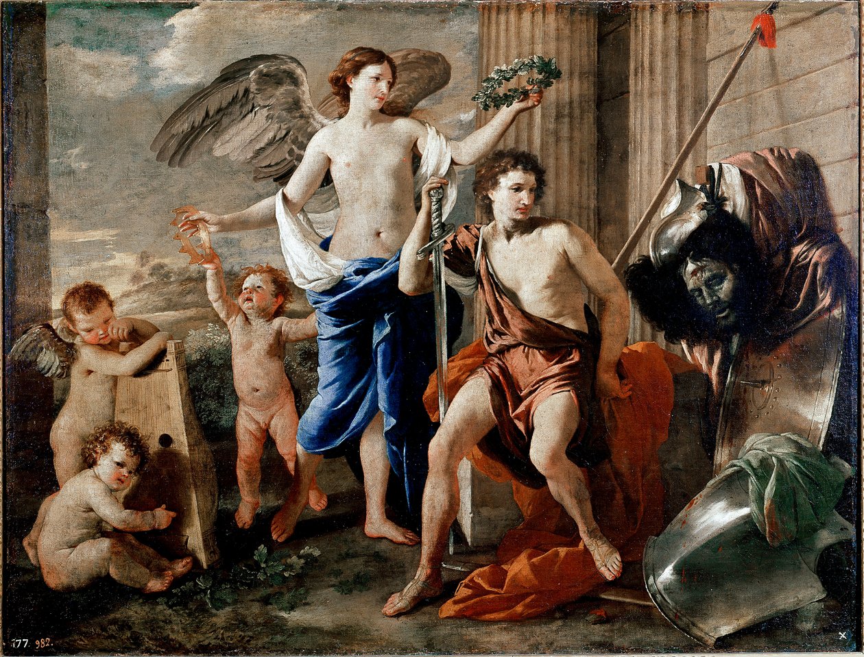 El triunfo de David de Nicolas Poussin