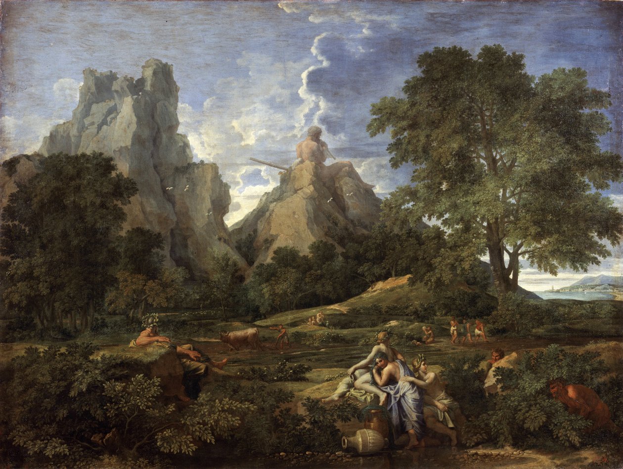 Paisaje con Polifemo, 1649 de Nicolas Poussin