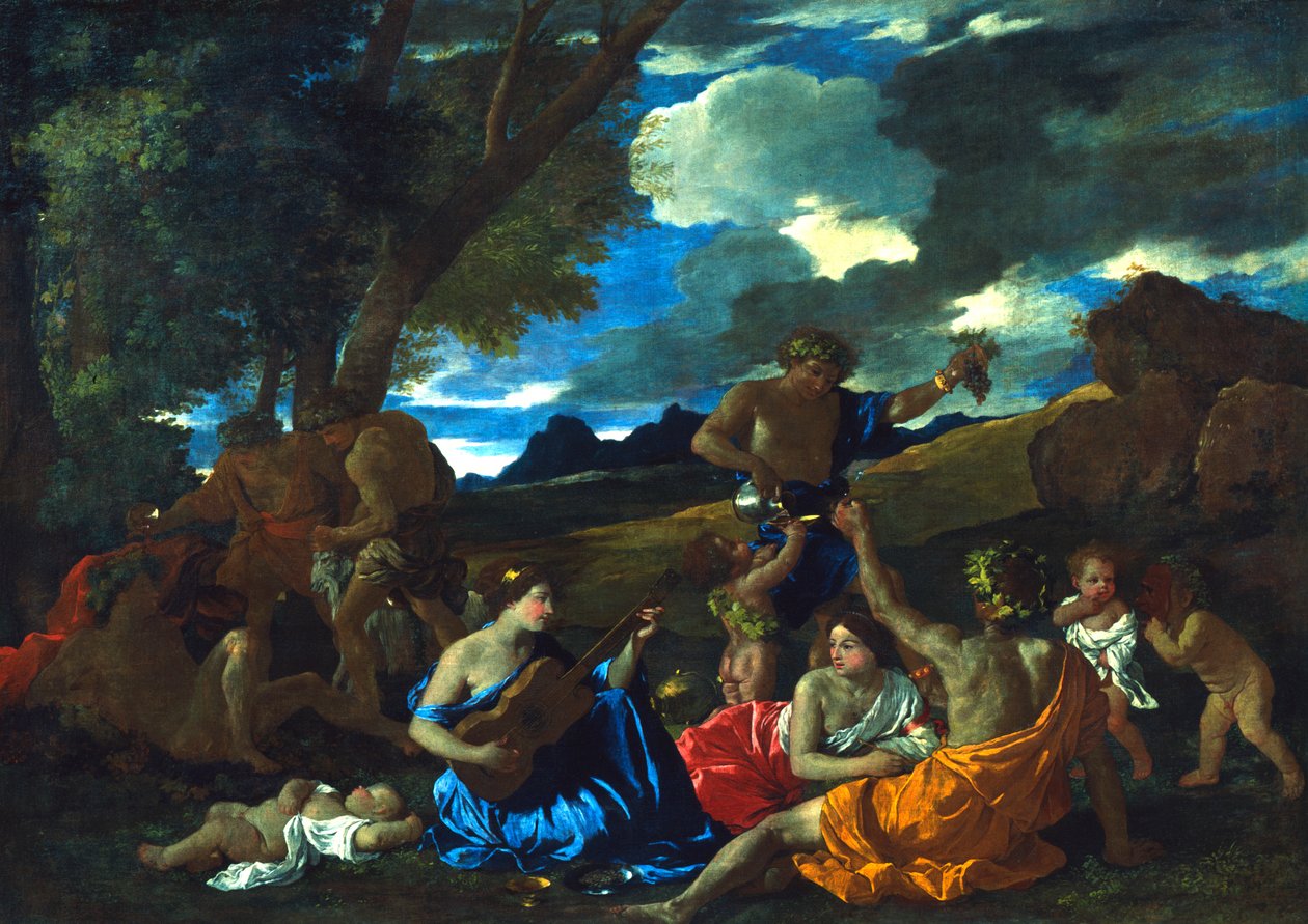 Le Grand Bacchanal, 1627-1628 de Nicolas Poussin