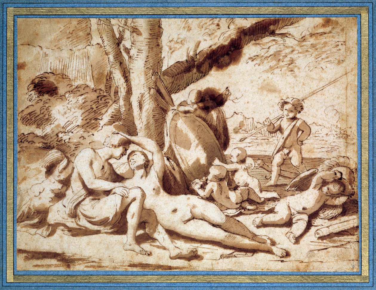 Marte y Venus de Nicolas Poussin