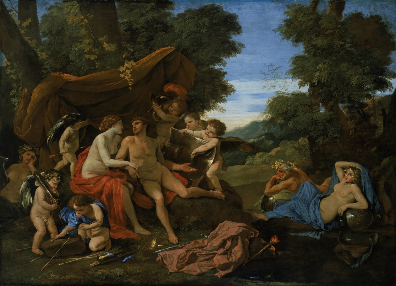 Marte y Venus de Nicolas Poussin