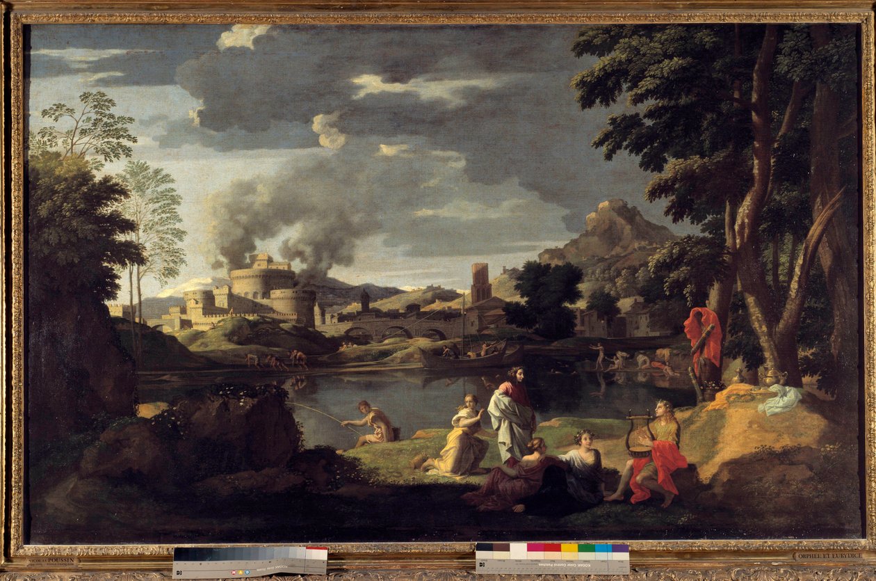 Orfeo y Eurídice de Nicolas Poussin