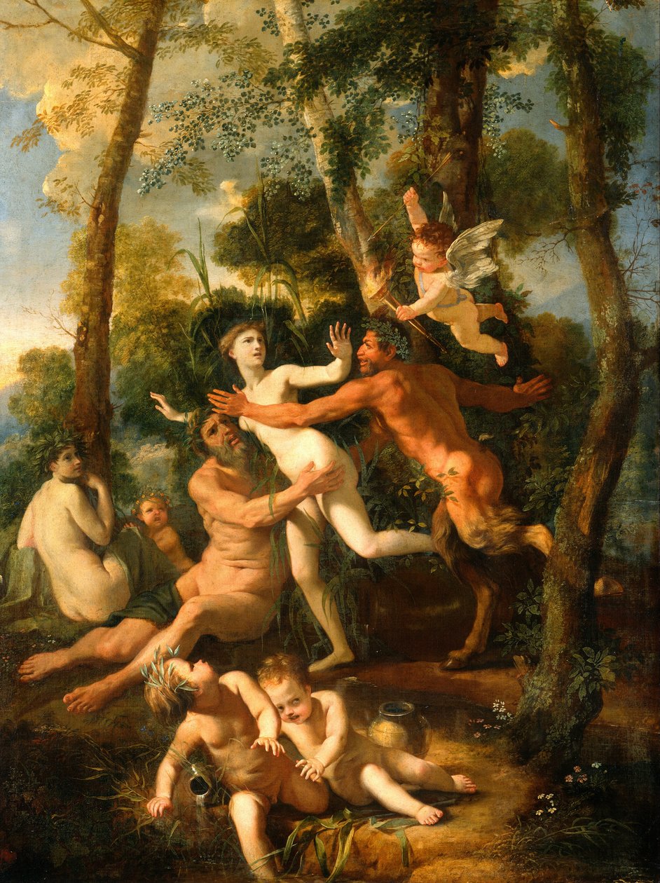 Pan y Siringa, 1637 de Nicolas Poussin