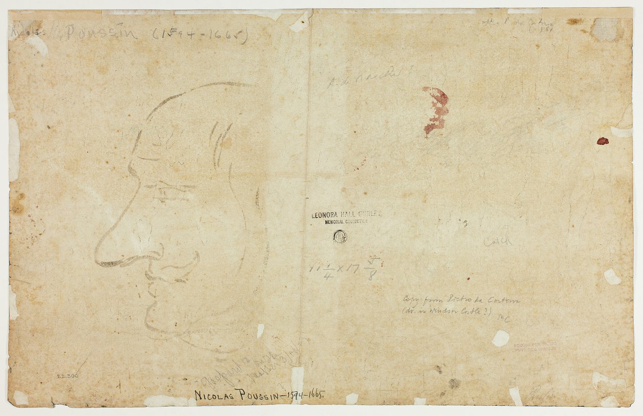 Estuario del río de Nicolas Poussin