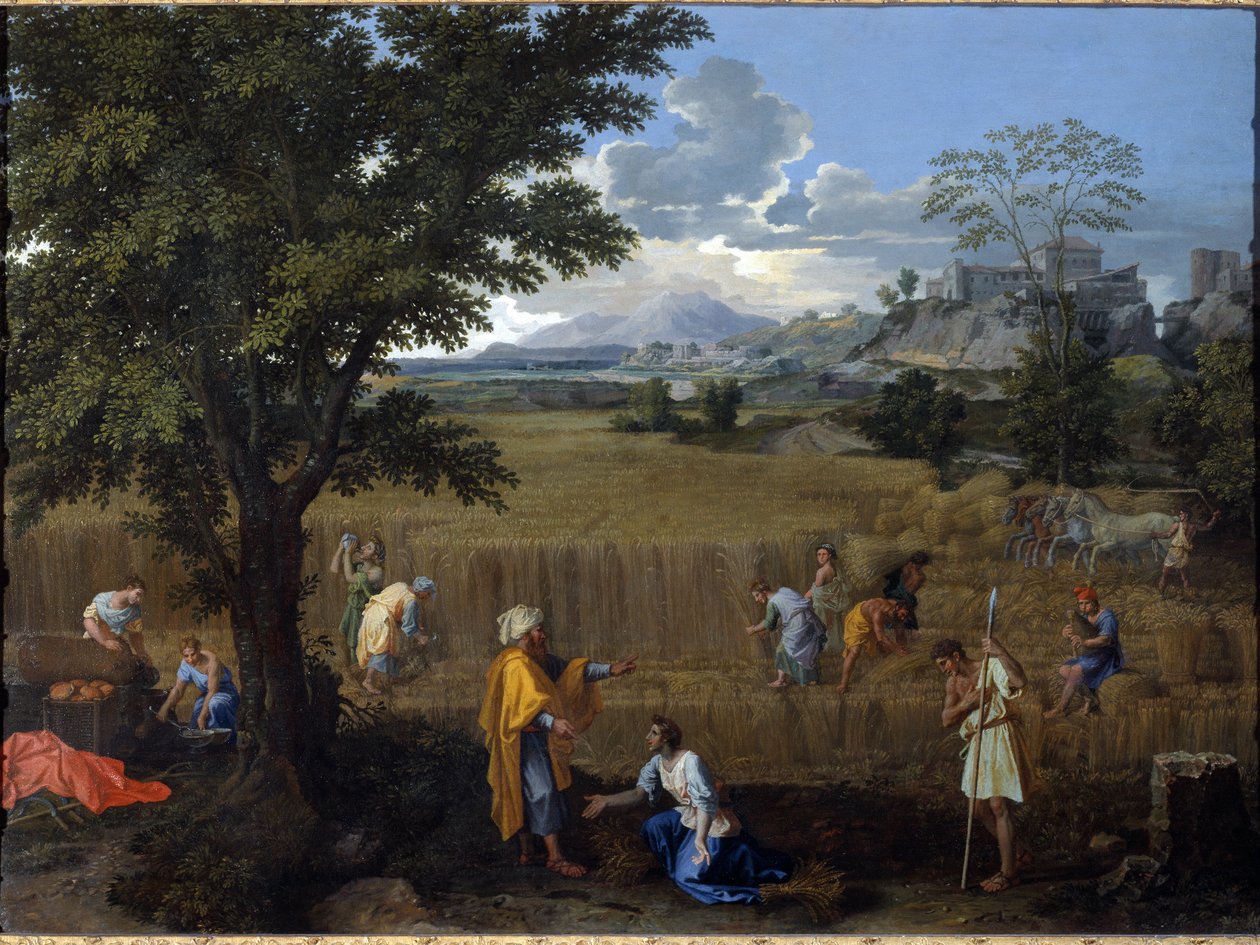 Verano o Rut y Booz de Nicolas Poussin