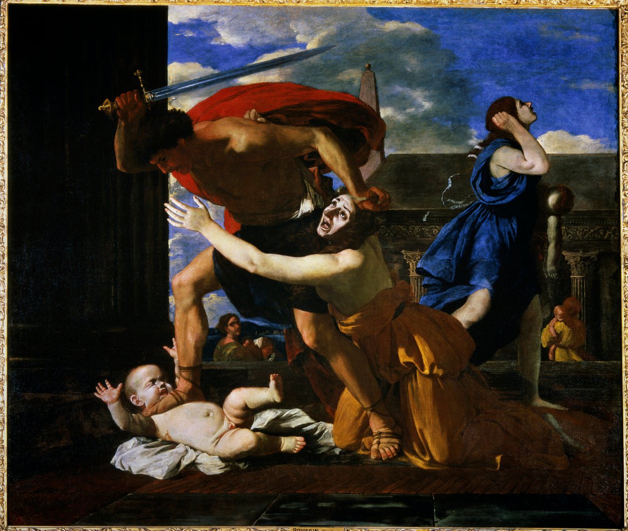 La masacre de los inocentes de Nicolas Poussin