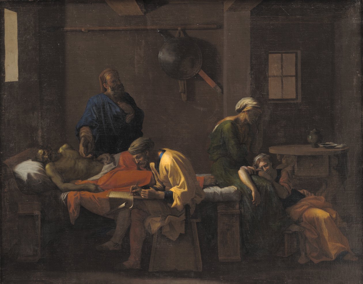 El testamento de Eudamidas de Nicolas Poussin