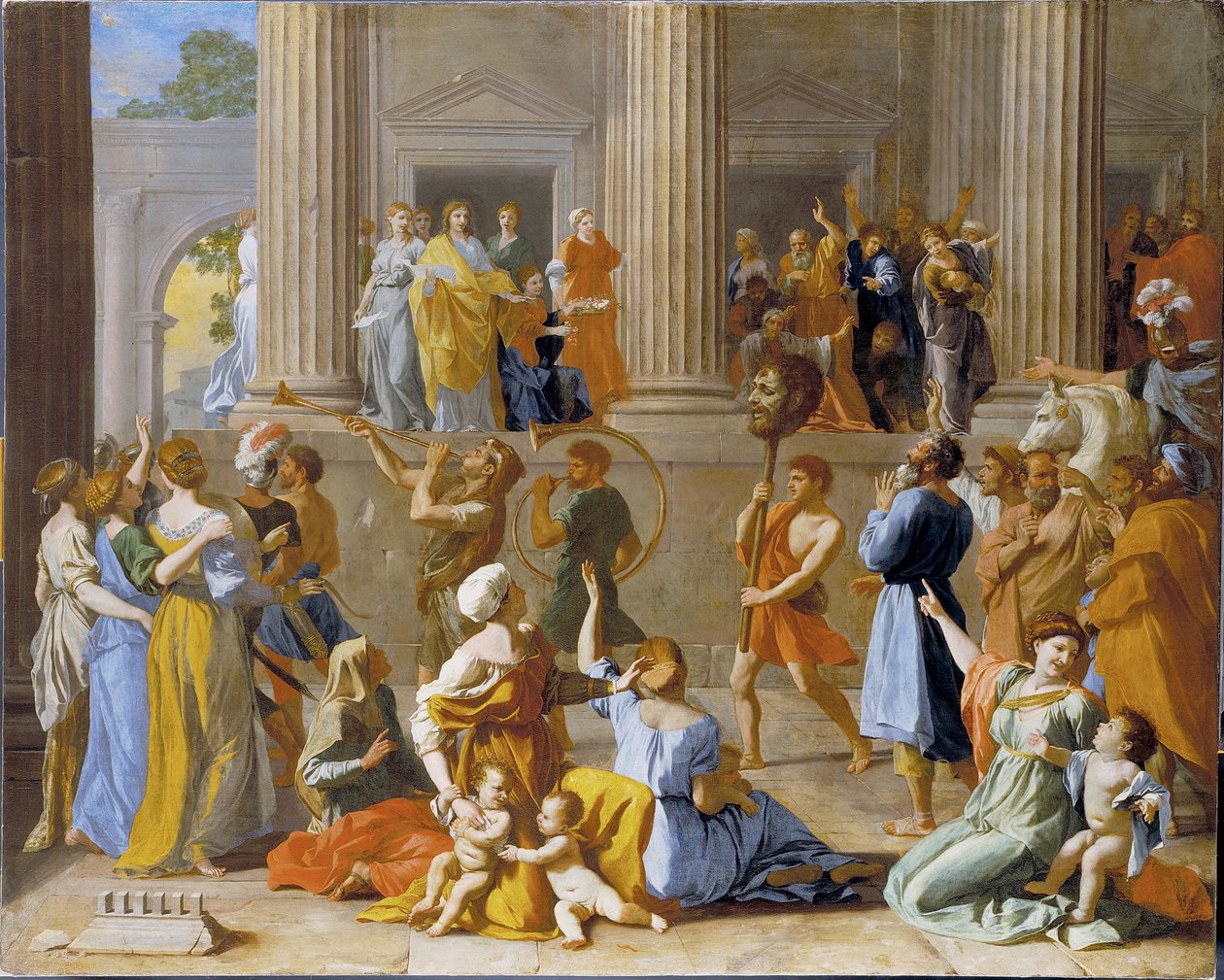 El triunfo de David de Nicolas Poussin