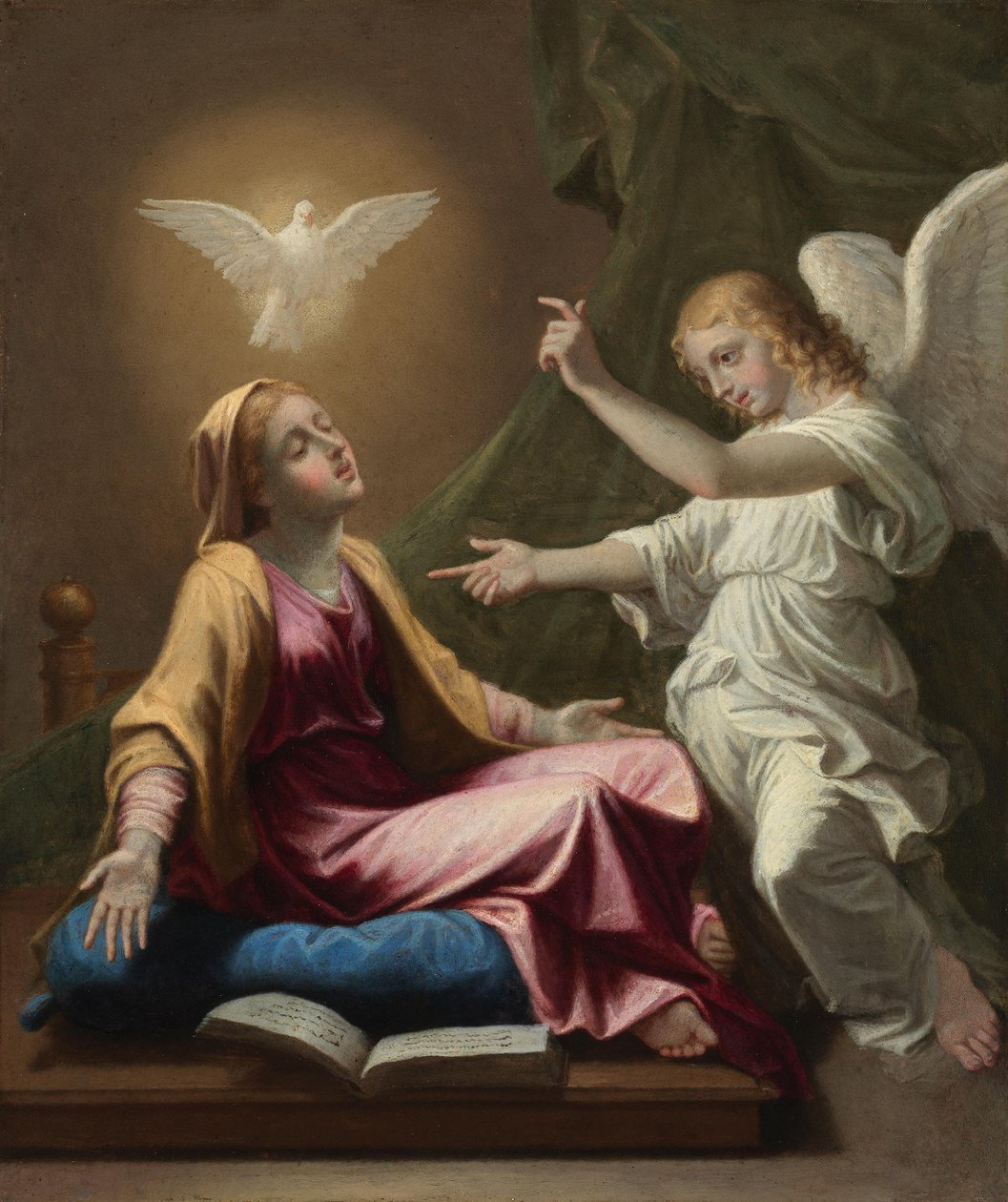 La Anunciación de Nicolas Poussin