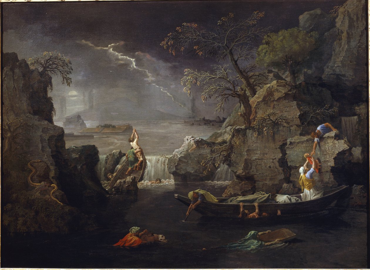 Invierno o diluvio de Nicolas Poussin