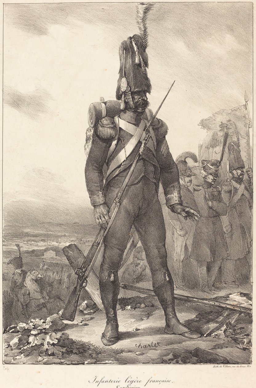 Infantería ligera francesa, Carabinero de Nicolas Toussaint Charlet