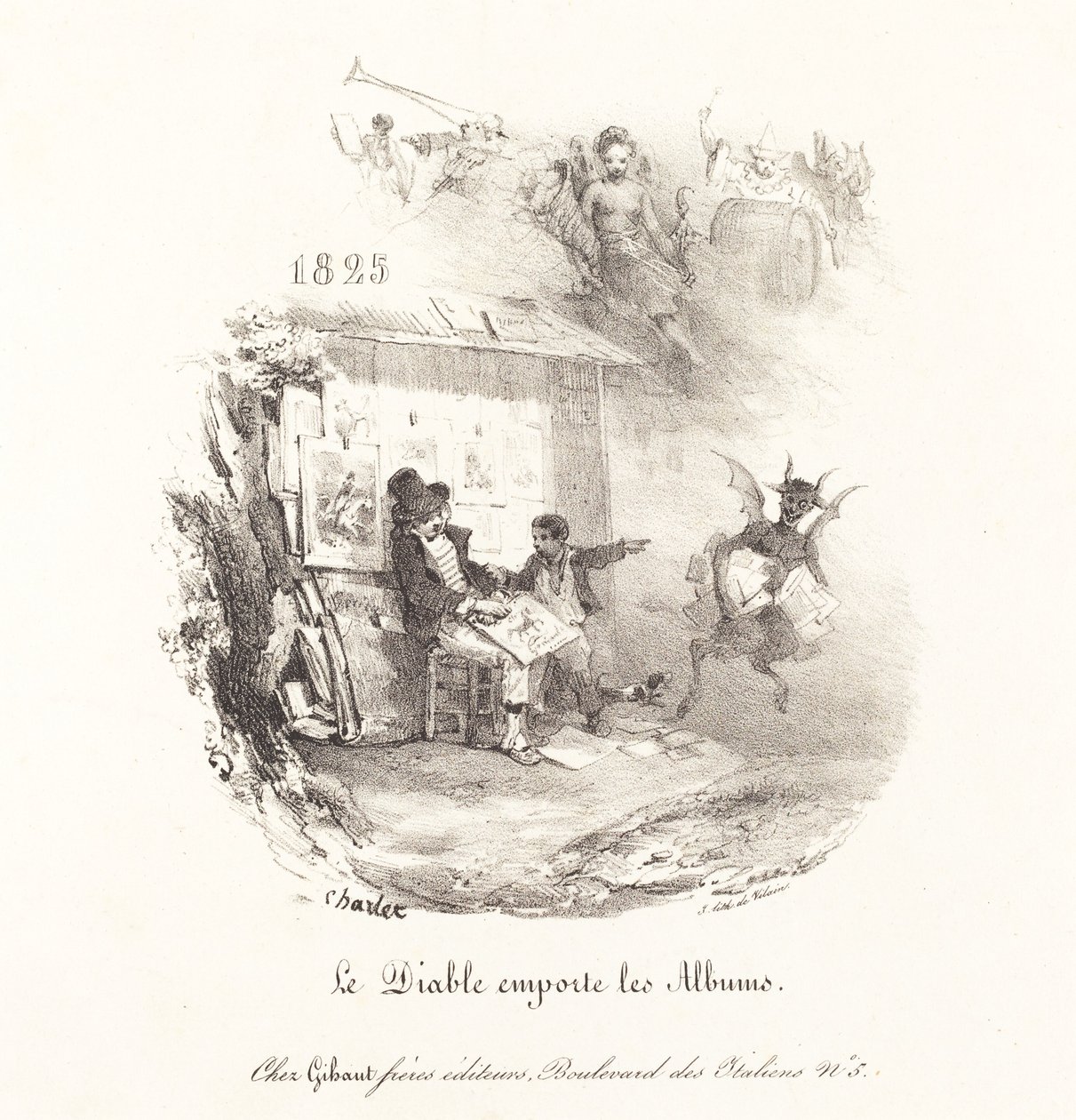 Le Diable emporte les Albums de Nicolas Toussaint Charlet