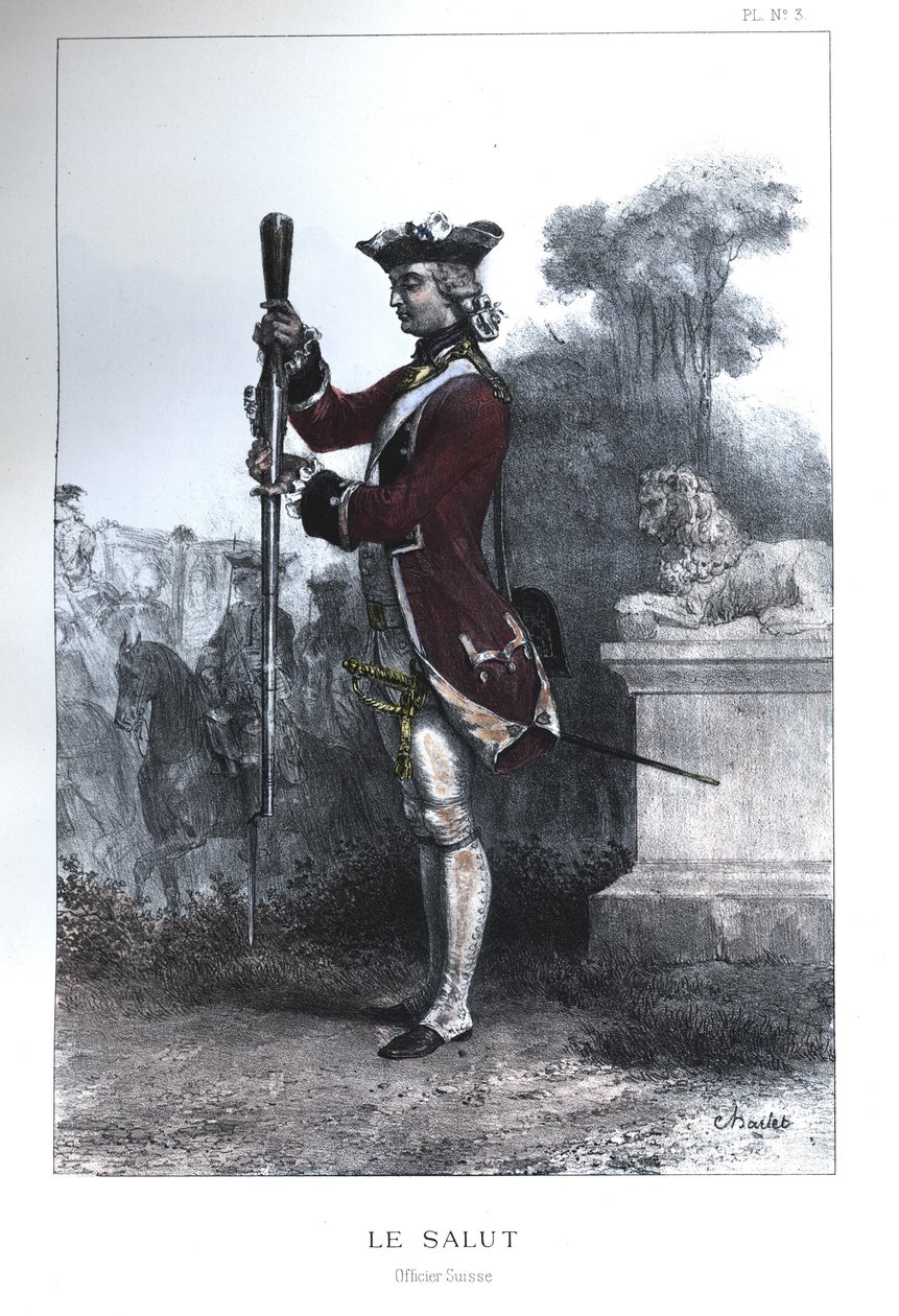 Oficial de la Guardia Suiza de Nicolas Toussaint Charlet