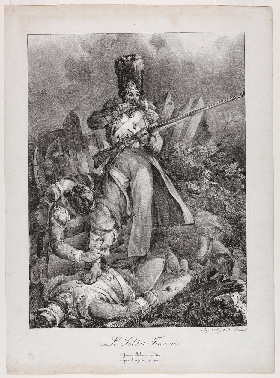 El Soldado Francés Le Soldat français, 1818 de Nicolas Toussaint Charlet