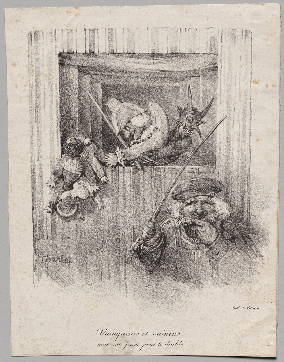 Winners and Losers, All Are Food for the Devil de Nicolas Toussaint Charlet