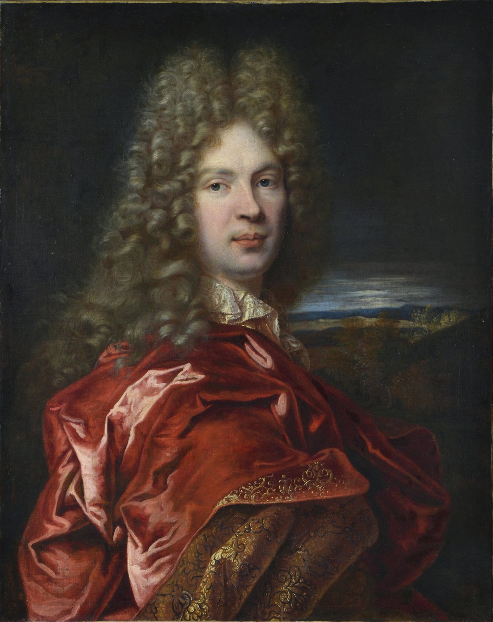 Retrato de Pierre-Vincent Bertin (1653-1711), financiero y amante del arte francés de Nicolas de Largillière