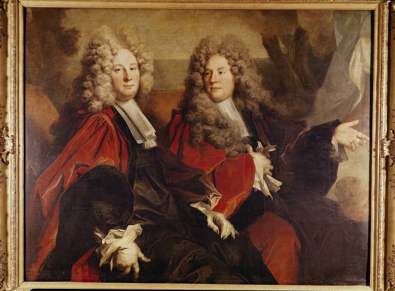Retrato del concejal Hugues Desnots y el concejal Bouhet, elegidos en 1702 de Nicolas de Largillière