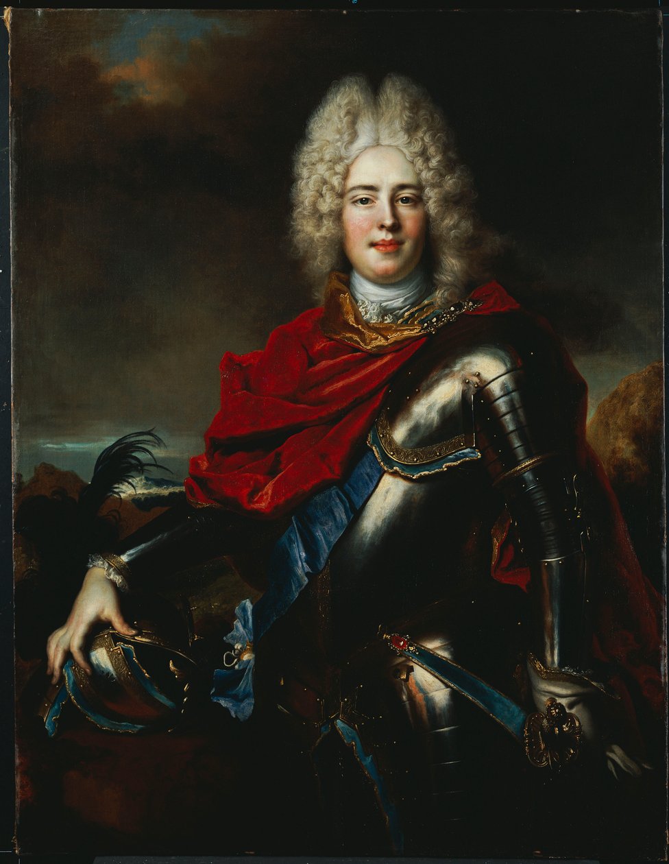 Retrato de Federico Augusto II de Sajonia de Nicolas de Largillière
