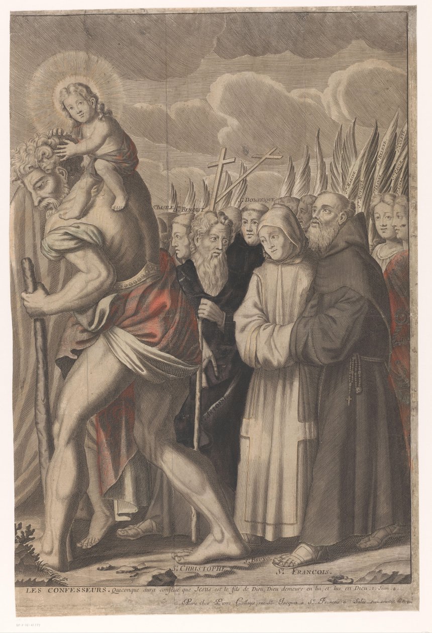 Procesión Triunfal de Cristo con Figuras del Antiguo y Nuevo Testamento El triunfo de Jesucristo (título sobre objeto) de Nicolas de Larmessin (I)