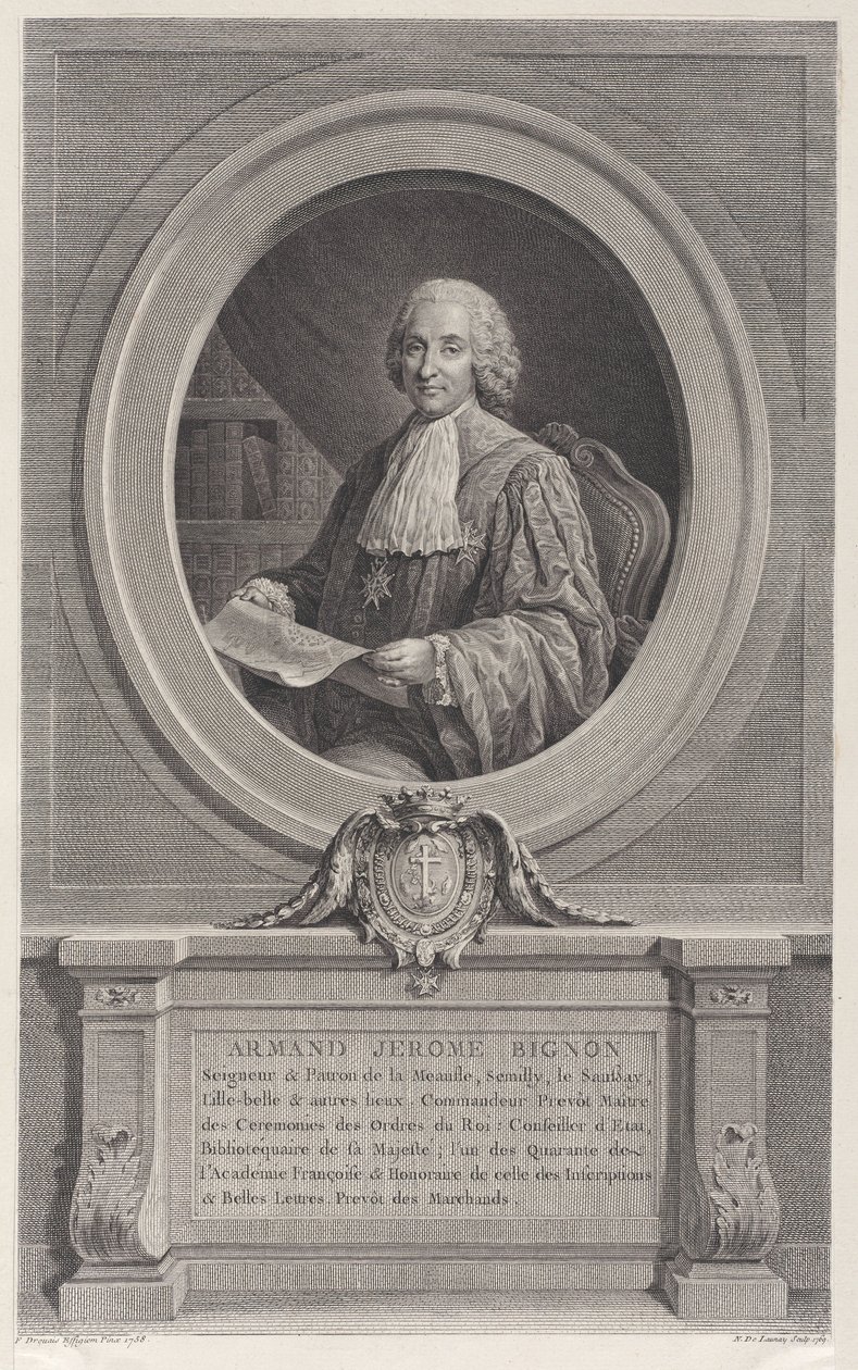 Retrato de Armand-Jérôme Bignon de Nicolas de Launay